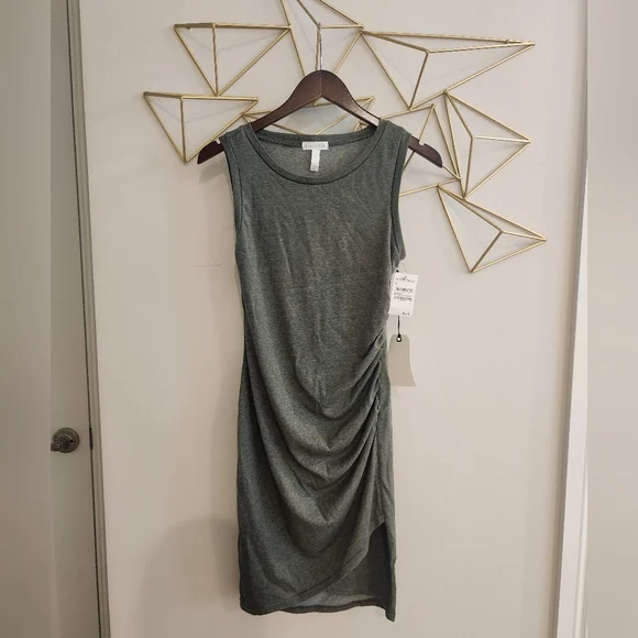 leith ruched bodycon dress Ruched Bodycon Dress